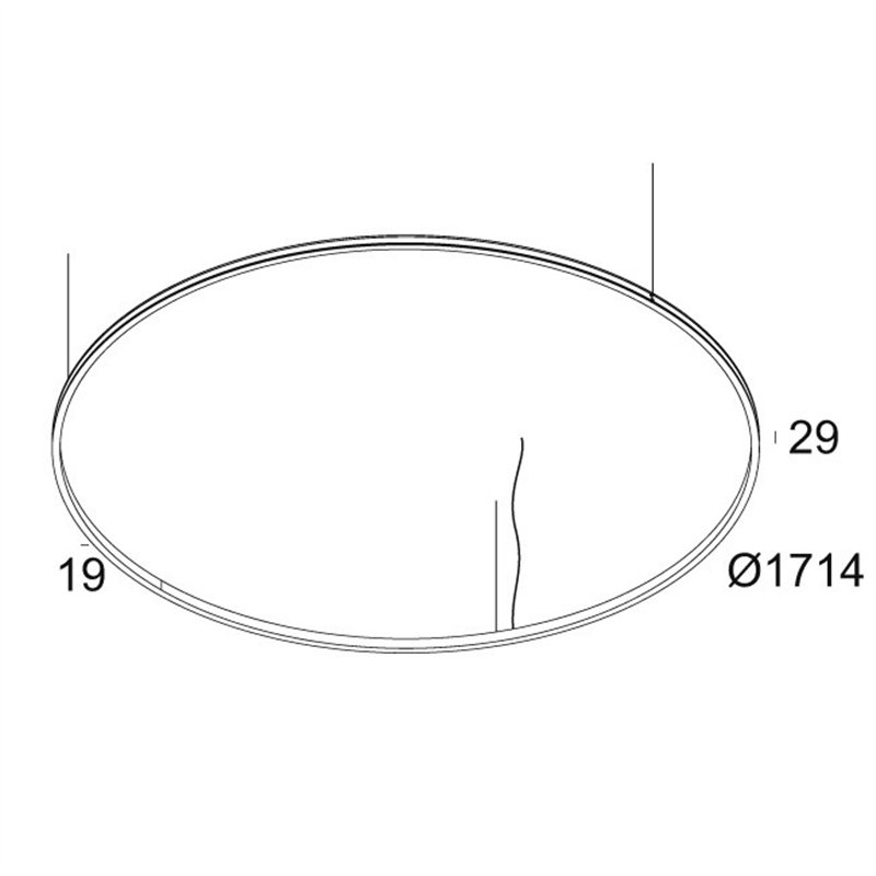 Delta Light SUPERLOOP SLIM OUT 170 SBL Hanglamp