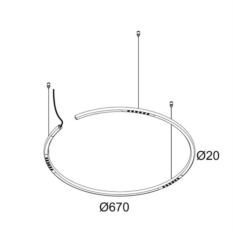 Delta Light LASS-OH! R65 - 3 Hanglamp