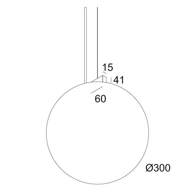 Delta Light OONO C E27 GM Hanglamp