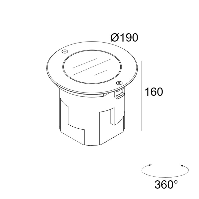 Delta Light Logic 190 R Grondlamp