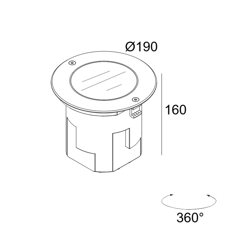 Delta Light Logic 190 R Honeycomb Grondlamp