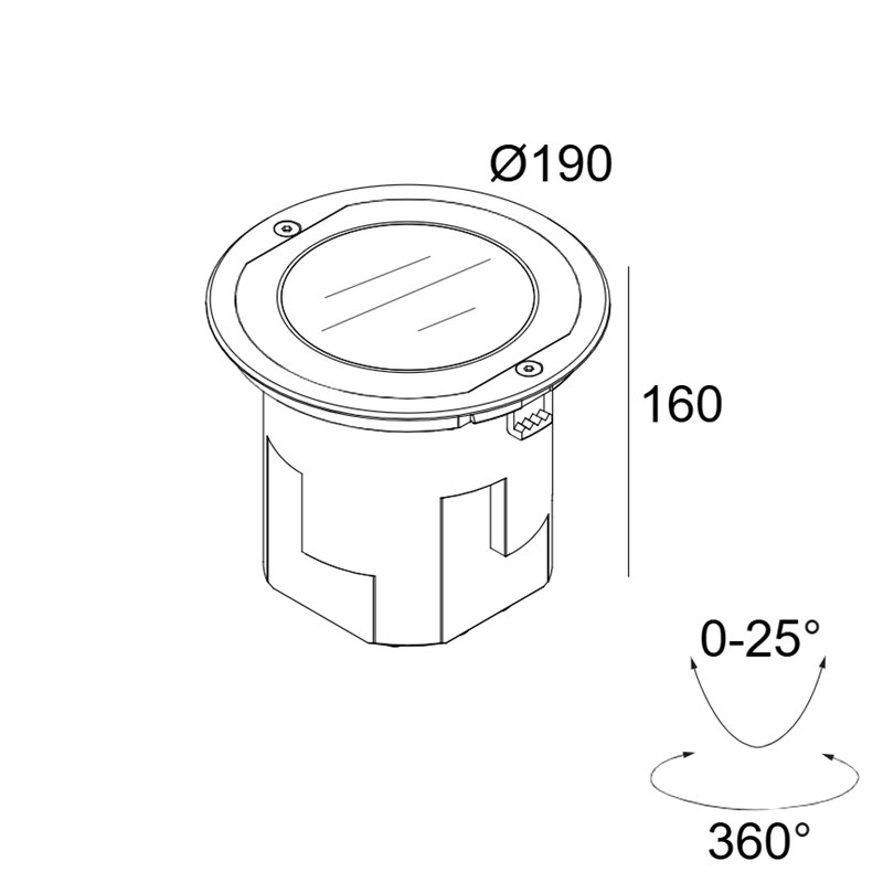 Delta Light Logic 190 R Ok Honeycomb Grondlamp
