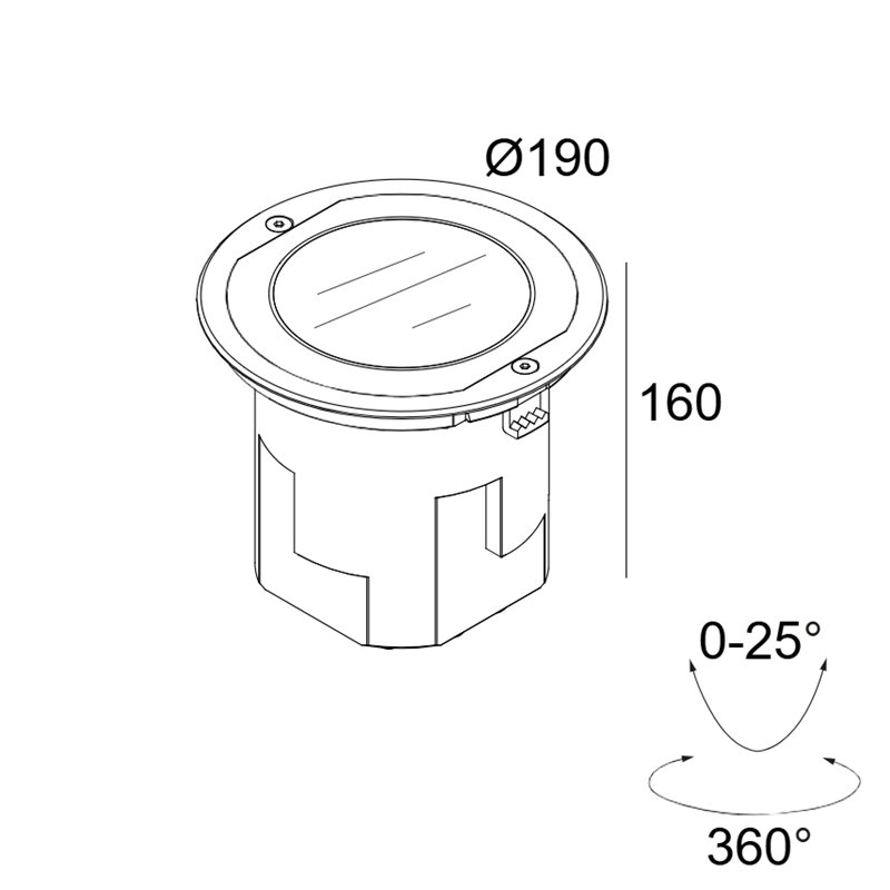 Delta Light Logic 190 R Ok Linear H Grondlamp