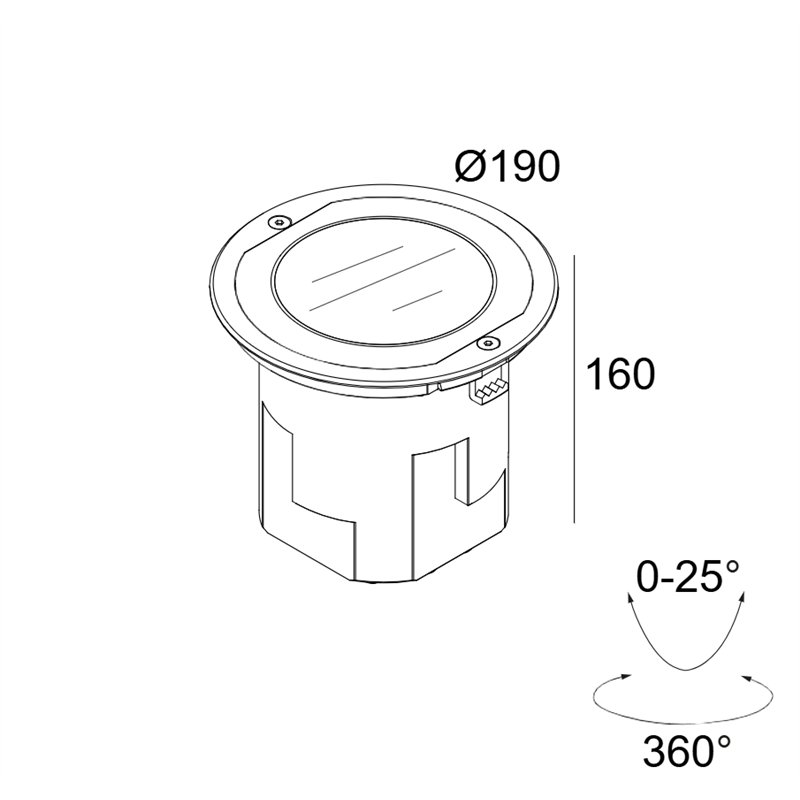 Delta Light Logic 190 R Ok Linear V Grondlamp