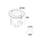 Delta Light Logic 190 R Ok Wallwash Grondlamp