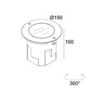 Delta Light Logic 190 R Refl Honeycomb Grondlamp