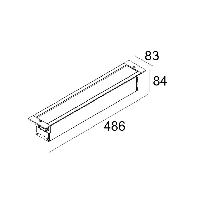 Delta Light Logic Linear 440 Wallgrazer Grondlamp