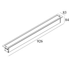 Delta Light Logic Linear 880 Honeycomb floor lamp