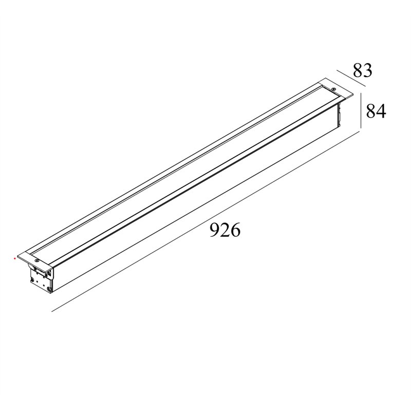 Delta Light Logic Linear 880 Wallgrazer Ag Grondlamp