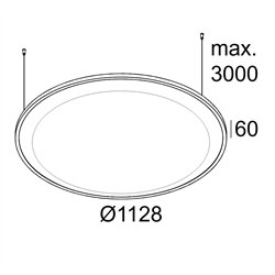 Delta Light SOLI - SHHH 120 C SCARLET Suspension lamp