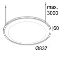 Delta Light SOLI - SHHH 90 C SCARLET Hanglamp
