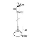 Delta Light Toupe Ac Adm1F Hanglamp