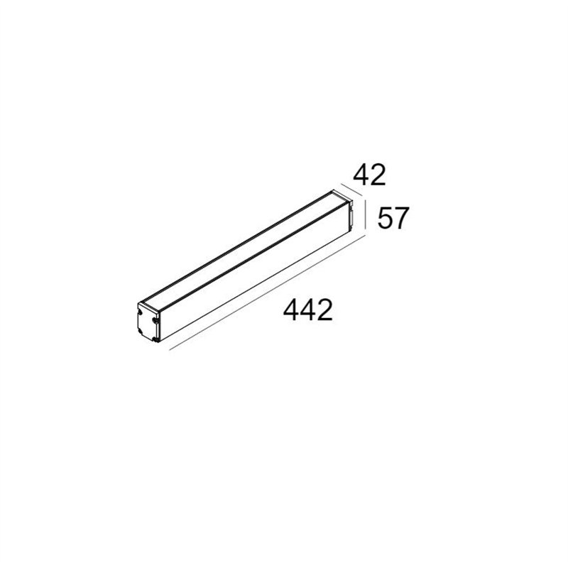 Delta Light Logic Linear On 440 DIM5 Honeycomb Wandlamp / Vloerlamp