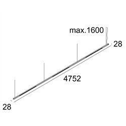 Delta Light Inform Sq P475-9 Down-Up Hanglamp