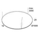 Delta Light SUPERLOOP SLIM IN 170 SBL Hanglamp