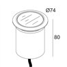 Delta Light LOGIC 60 R A SP 3006 Recessed lamp