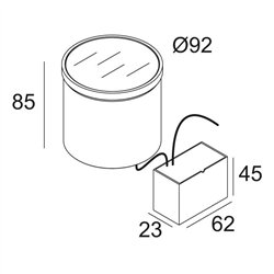 Delta Light LOGIC R 24V Recessed lamp