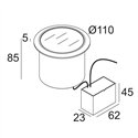 Delta Light LOGIC R A 24V Inbouwlamp