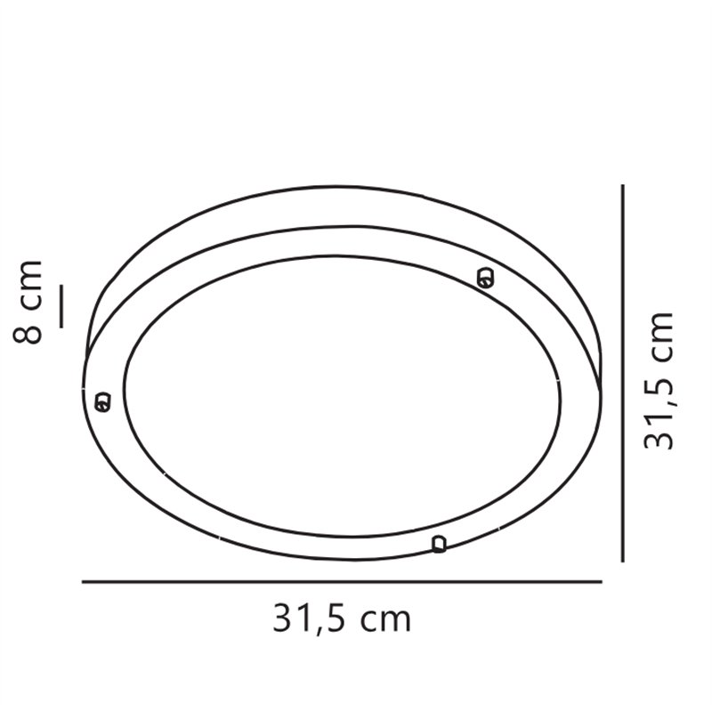 Nordlux Ancona Maxi 31 [IP44] Plafondlamp