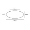 Jacco Maris - Oval Suspension Lamp - White - driver box round 1 light Ø23x4,5cm white