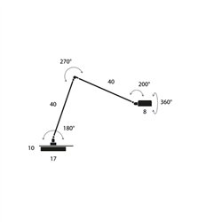 Lumina Daphine Cloe LED Table lamp