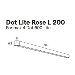 Lumina Dot Lite Linear Rose 200 cm Multi (Max. x8)