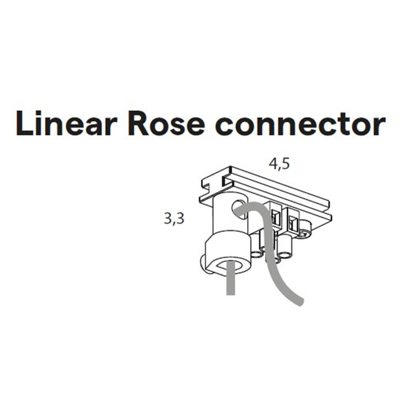 Lumina Linear Rose Connector