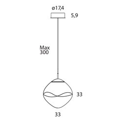 Lumina Aether Modular Suspension lamp