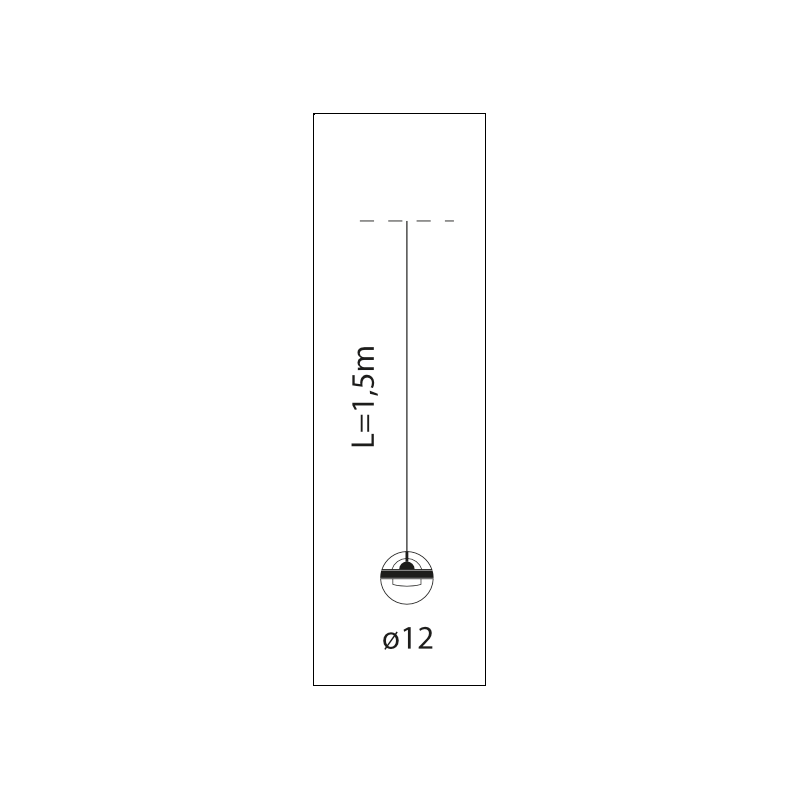 LUMINA LIMBUS MODULAR CABLE 1,5M Hanglamp