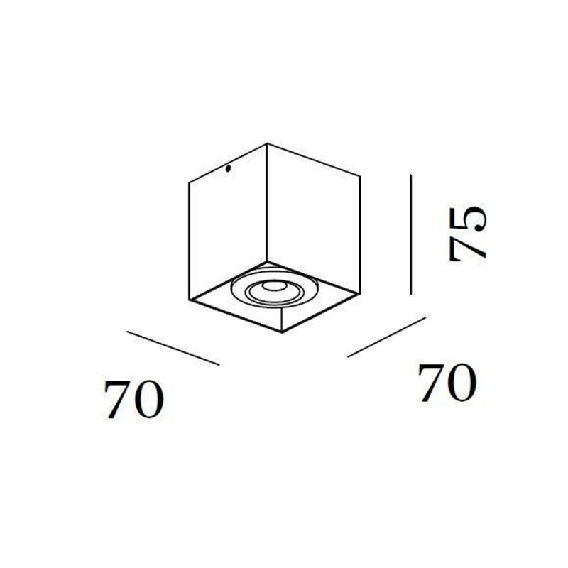 Wever & Ducré Box Mini 1.0 PAR16 Plafondlamp