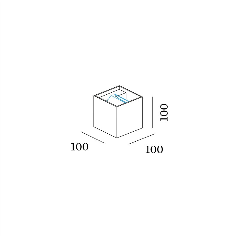 Wever & Ducré Box Wall 1.0 QT14 Wandlamp