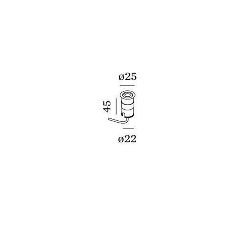 Wever & Ducré Card 0.1 Grondlamp