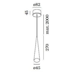 Wever & Ducré Cone 1.0 Suspension lamp