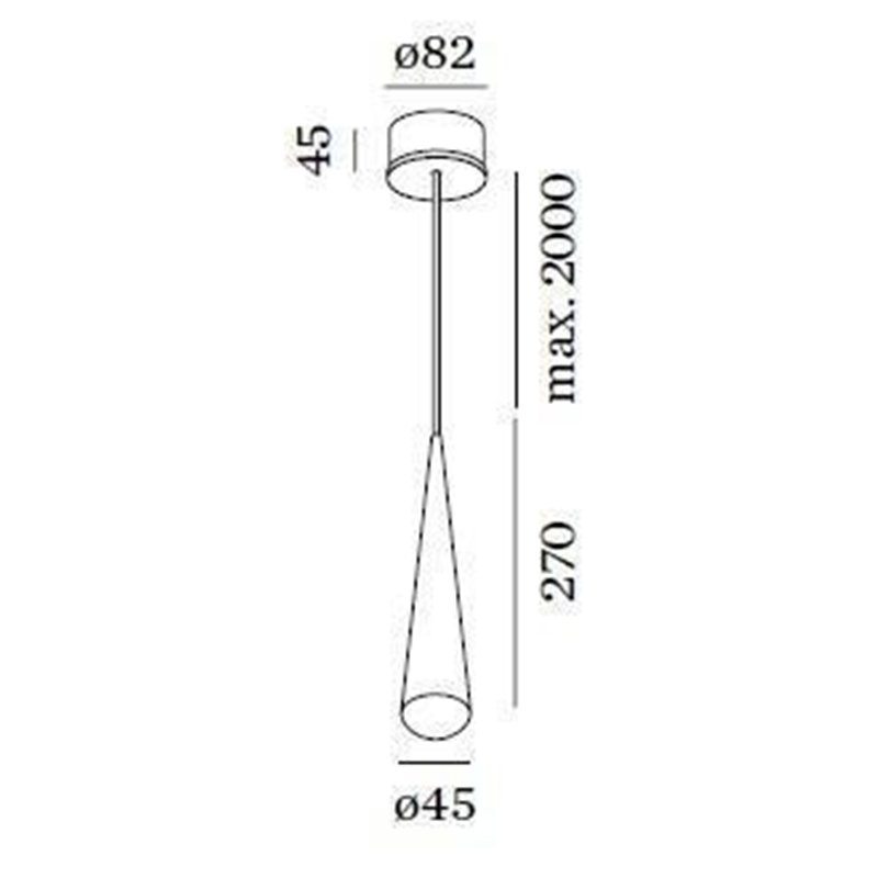 Wever & Ducré Cone 1.0 Hanglamp