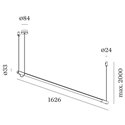 Wever & Ducré Darf 4.1 Hanglamp