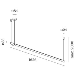 Wever & Ducré Darf 4.1 Suspension lamp