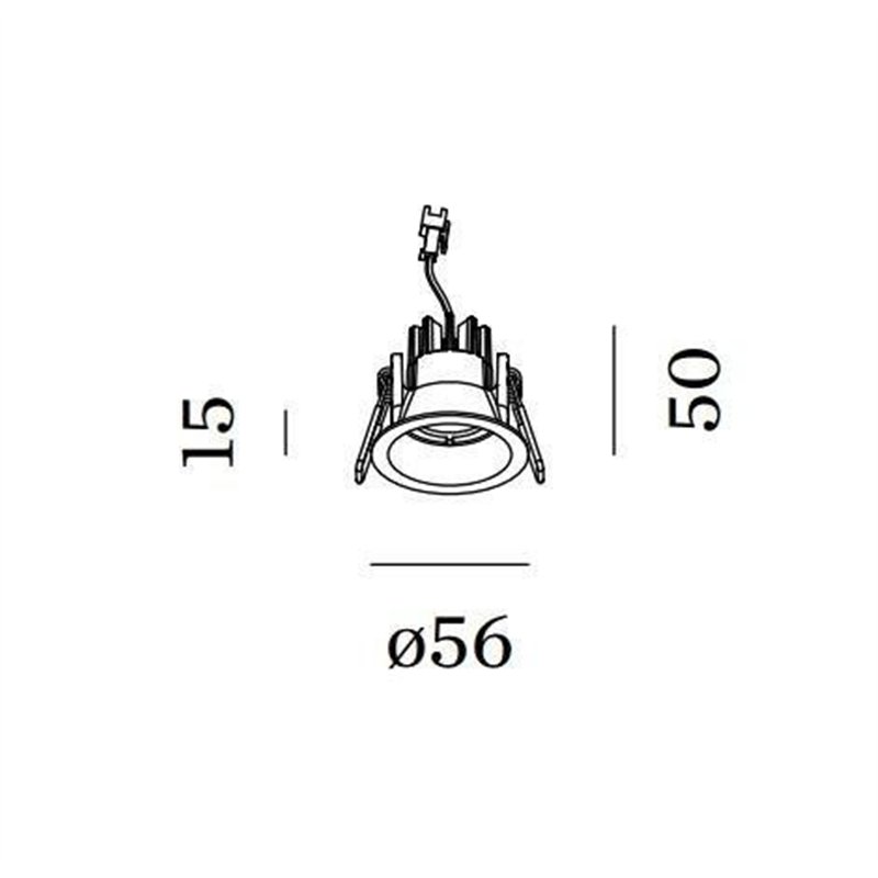 Wever & Ducré Deep Bijou 1.0 springveren Inbouwspot