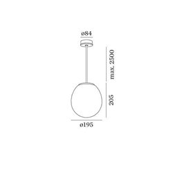 Wever & Ducré Dro Suspended 2.0 Suspension lamp