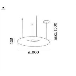 Wever & Ducré Gigant 10.0 Suspension lamp