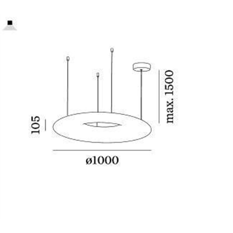Wever & Ducré Gigant 10.0 Hanglamp