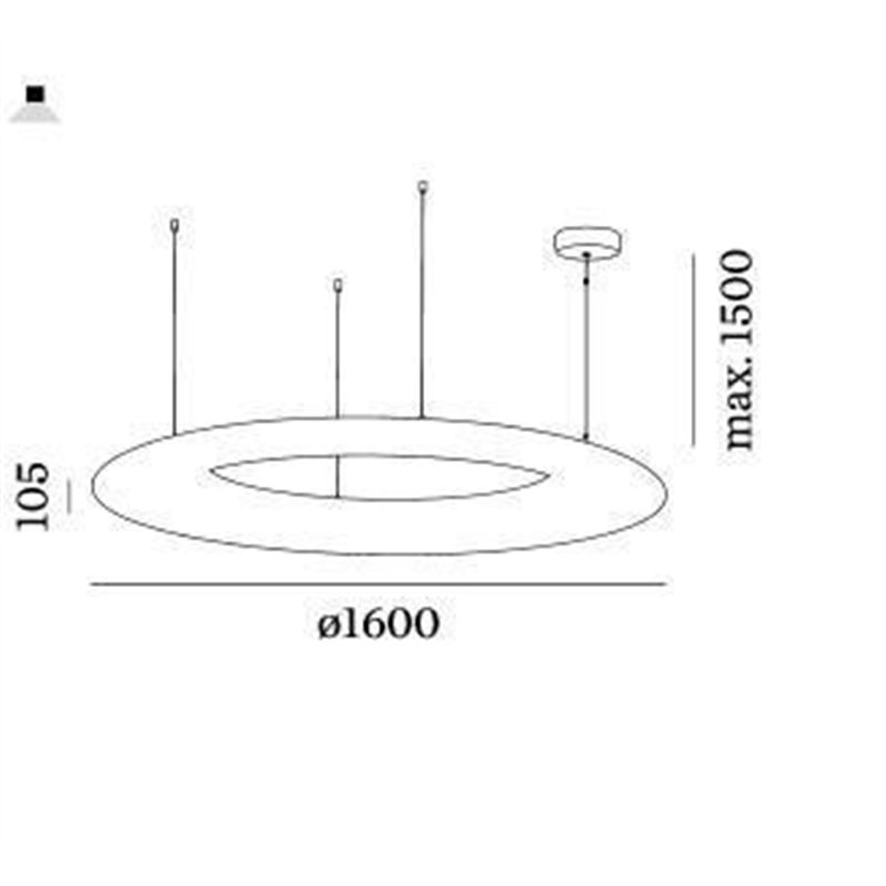 Wever & Ducré Gigant 16.0 Hanglamp