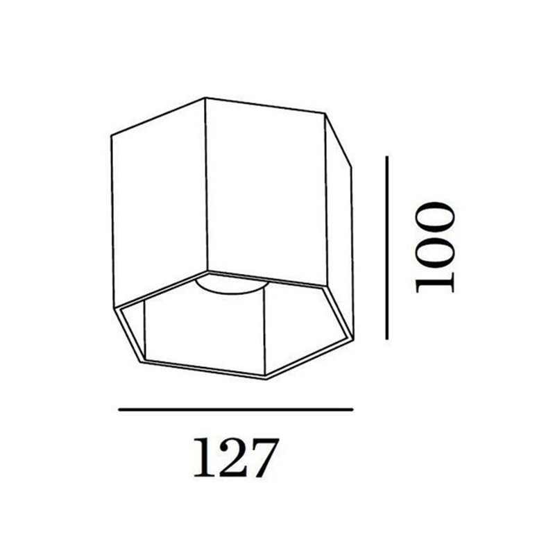 Wever & Ducré Hexo 1.0 PAR16 Plafondlamp