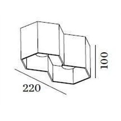Wever & Ducré Hexo 2.0 PAR16 Ceiling lamp