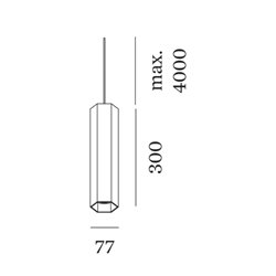 Wever & Ducré Hexo Suspended 3.0 LED Suspension lamp
