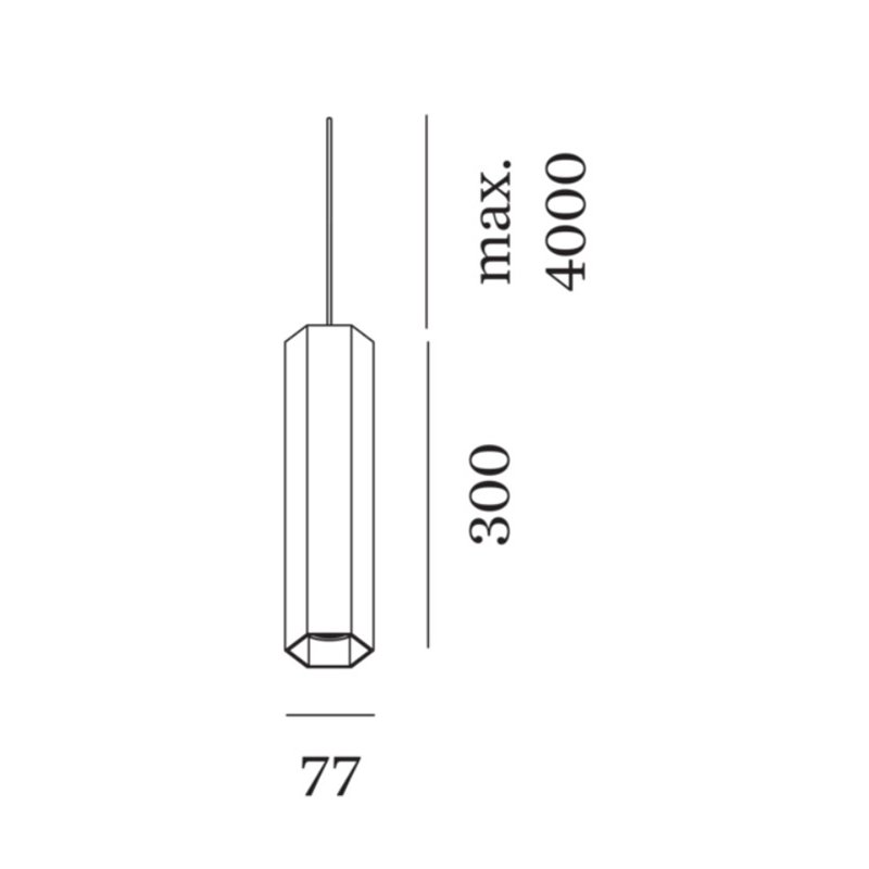 Wever & Ducré Hexo Suspended 3.0 LED Hanglamp