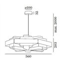 Wever & Ducré J.J.W. 04 Hanglamp