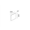 Wever & Ducré Miles 2.0 Carré Wall lamp