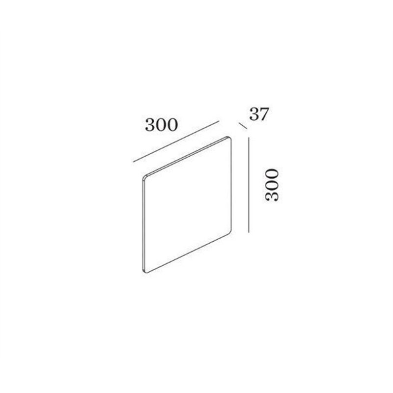 Wever & Ducré Miles 3.0 Carré Wandlamp