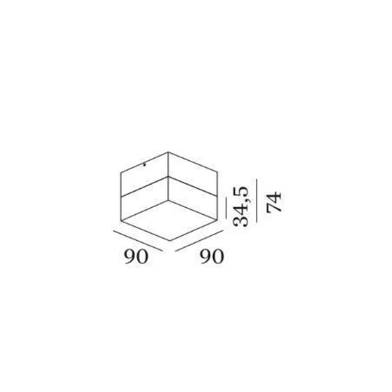 Wever & Ducré Mirbi IP44 Surface 2.0 Plafondlamp