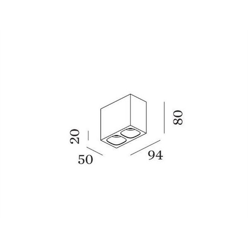 Wever & Ducré Pirro Spot Surface 2.0 Plafondlamp